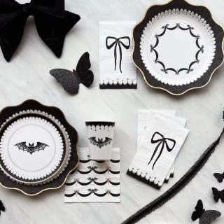 Elegant Halloween Guest Towels