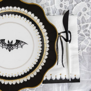 Elegant Halloween Guest Towels