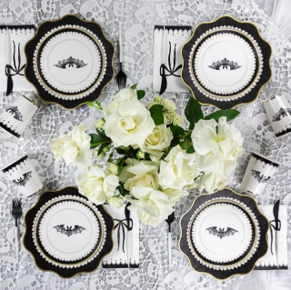 Elegant Halloween Guest Towels