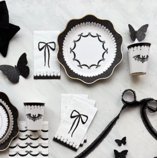 Elegant Halloween Dinner Plates