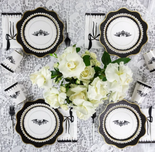 Elegant Halloween Dinner Plates