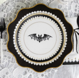 Elegant Halloween Dinner Plates