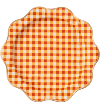 Elegant Fall Plaid Dinner Plates
