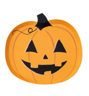 Orange Jack-O-Lantern Small Plates