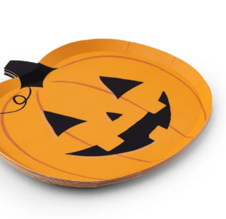 Orange Jack-O-Lantern Small Plates