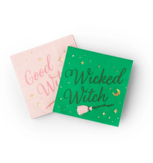 Good & Wicked Witch Cocktail Napkins