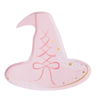 Pink Witch Hat Large Plates