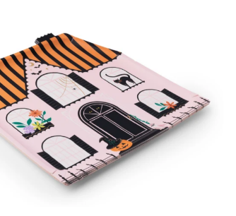 Pink Haunted House Large Plates