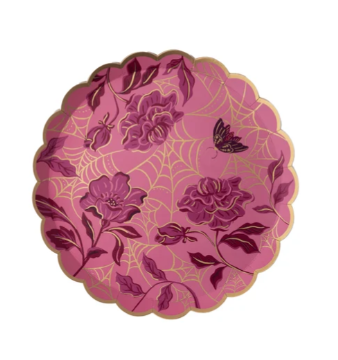 Vamp Romantic Spider Web Cake Plates