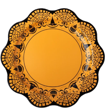 Art Deco Vintage Halloween Dinner Plates