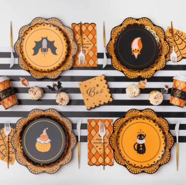 Vintage Halloween Boo Small Napkins