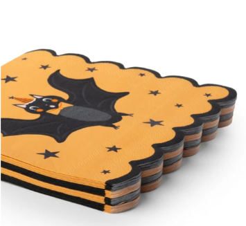 Vintage Halloween Character Large Napkins