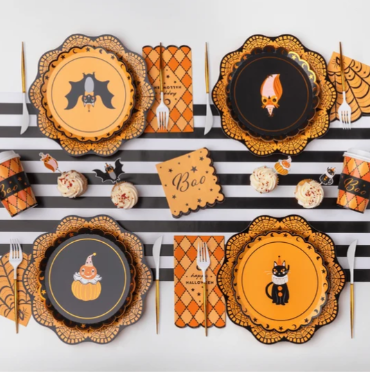 Vintage Halloween Character Large Napkins