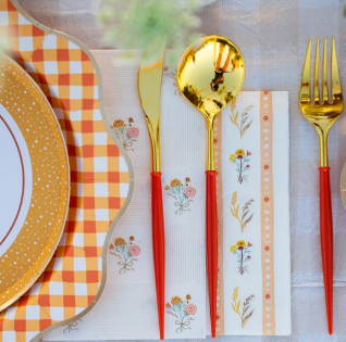 Cozy Fall Florals Large Napkins
