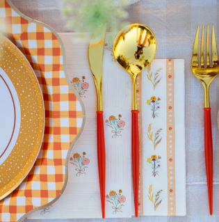 Cozy Fall Floral Guest Towels