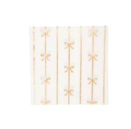 Gold Signature Bow Small Napkins