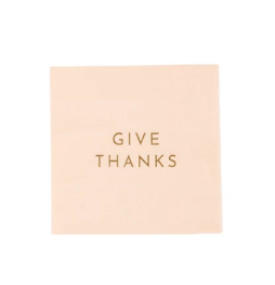 Give Thanks Cocktail Napkins