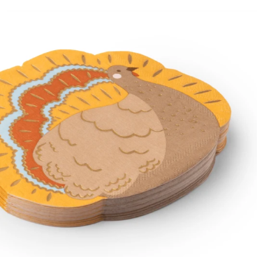Charming Turkey Thanksgiving Napkins