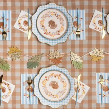 Fall Foliage Turkey Cocktail Napkins