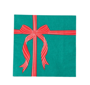 Red & Green Present Large Napkins