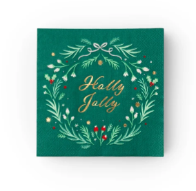 Holly Jolly Christmas Cocktail Napkins