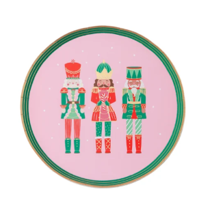 Pink Nutcracker Dessert Plates