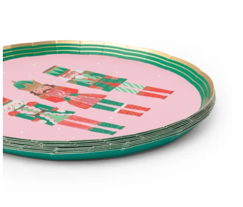 Pink Nutcracker Dessert Plates