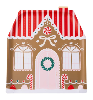 Sweet Gingerbread House Large Plates