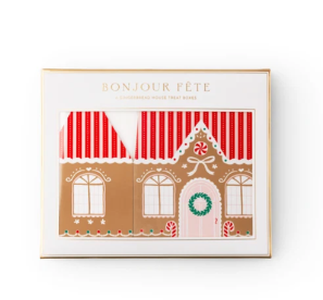 Sweet Gingerbread House Cookie Boxes