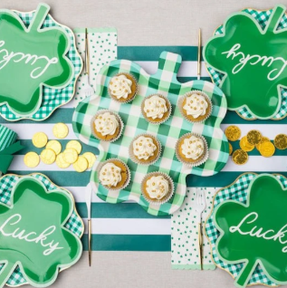Emerald Green Signature Cabana Stripe Table Runner
