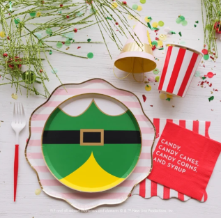 Elf Candy Small Red Napkins