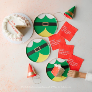 Elf Candy Small Red Napkins