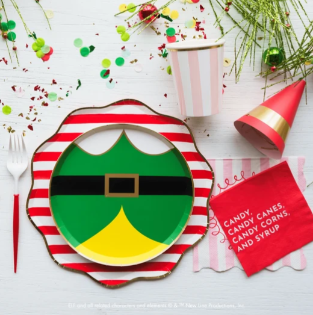 Elf Candy Small Red Napkins