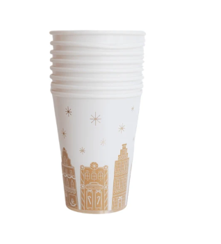 White Gingerbread Cups