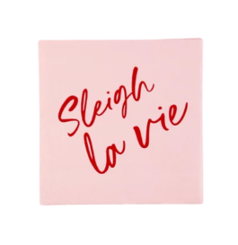 Sleigh La Vie Cocktail Napkins