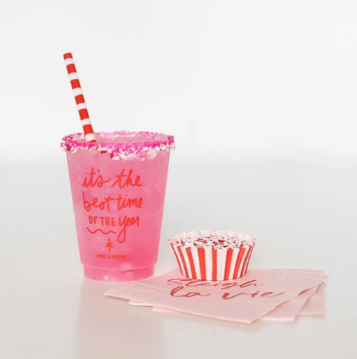 Sleigh La Vie Cocktail Napkins