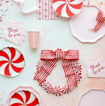 Sleigh La Vie Cocktail Napkins
