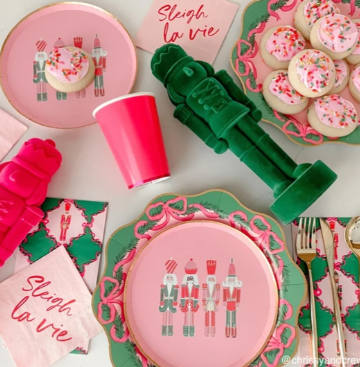 Sleigh La Vie Cocktail Napkins