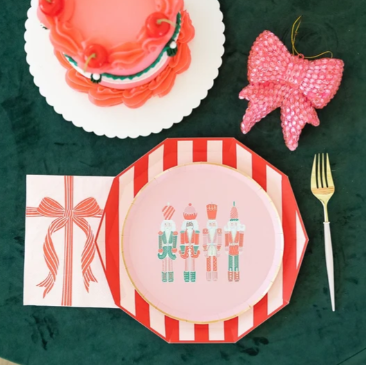 Red & Pink Present Large Napkins