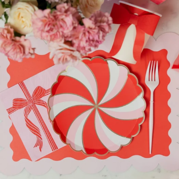 Red & Pink Present Large Napkins