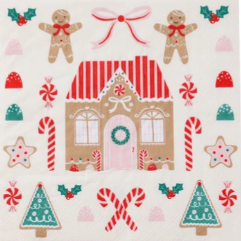 Sweet Gingerbread Large Napkins