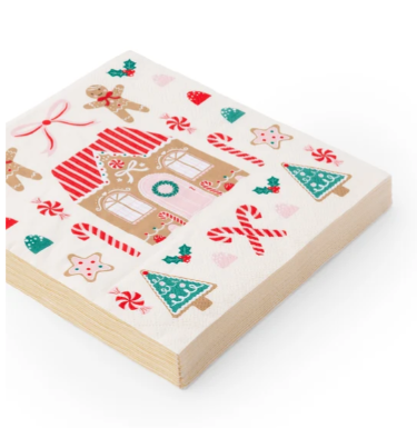 Sweet Gingerbread Large Napkins