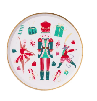 Whimsical Nutcracker Dessert Plates