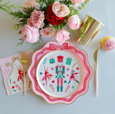 Whimsical Nutcracker Dessert Plates