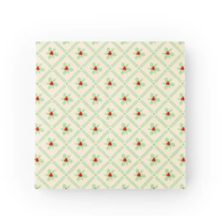 Holly Pattern Christmas Dinner Napkins