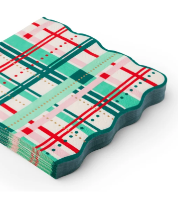 Christmas Plaid Large Napkins