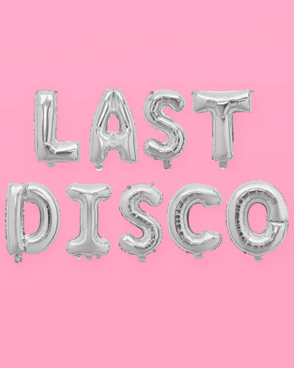Last Disco Balloons - 16" foil balloons