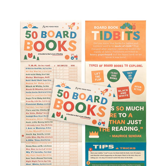 50 Board Books: A Checklist to Start to a Love of Reading