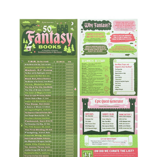 Sci-Fi & Fantasy Book Checklist Bundle
