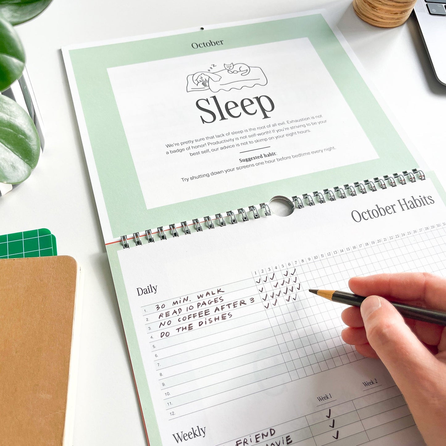 Habit Tracker Calendar